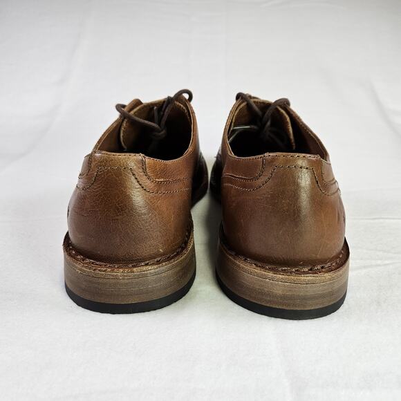 Frye James Derby Leather Dress Shoe Mens 13 Copper Brown Lace Up Oxford Wedding main image 16